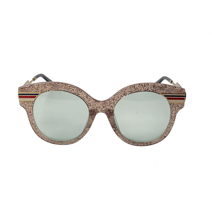 美品 グッチ GUCCI レディース サングラス シェリーライン GG0282SA 066