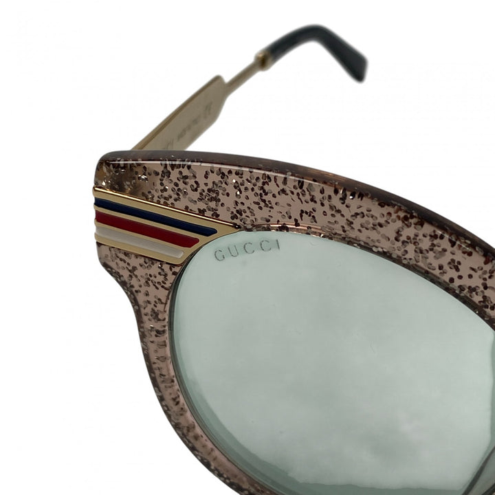 美品 グッチ GUCCI レディース サングラス シェリーライン GG0282SA 066