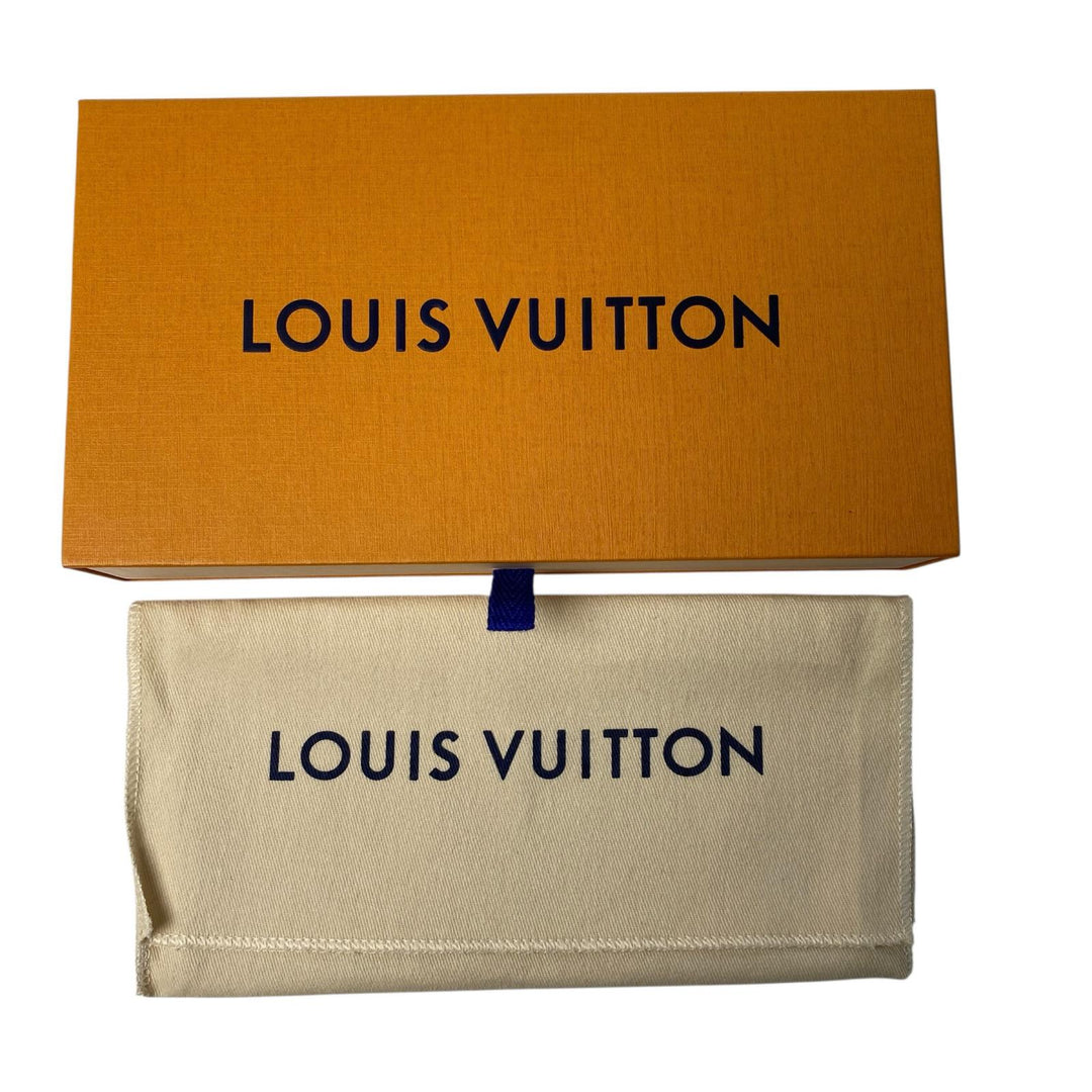 美品 ルイヴィトン LOUIS VUITTON モノグラム アンプラント ブロデリー ジッピーウォレット レディース