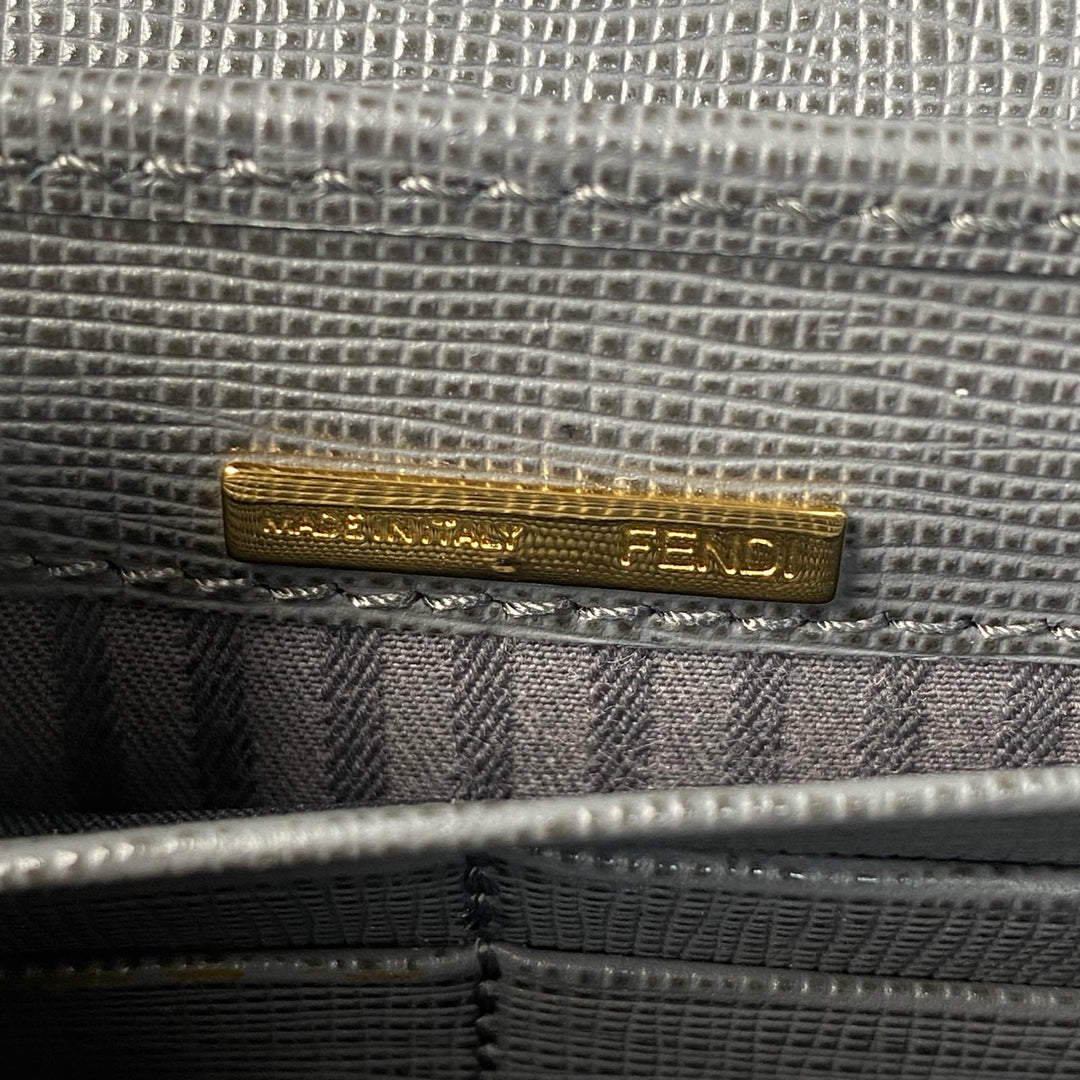 美品 フェンディ FENDI レディース 長財布 トゥージュール フラップ ロングウォレット