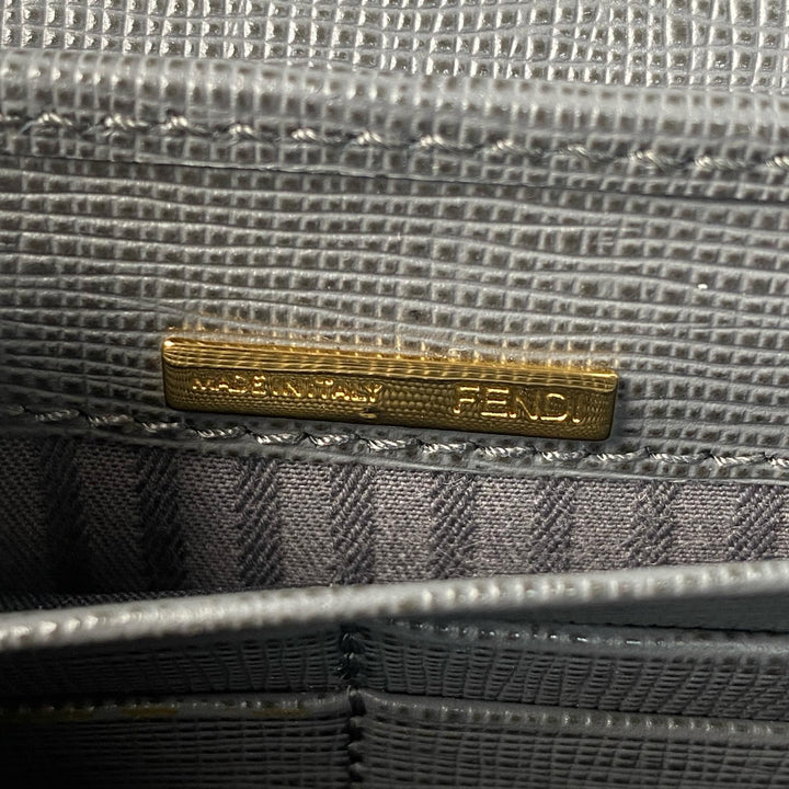 美品 フェンディ FENDI レディース 長財布 トゥージュール フラップ ロングウォレット