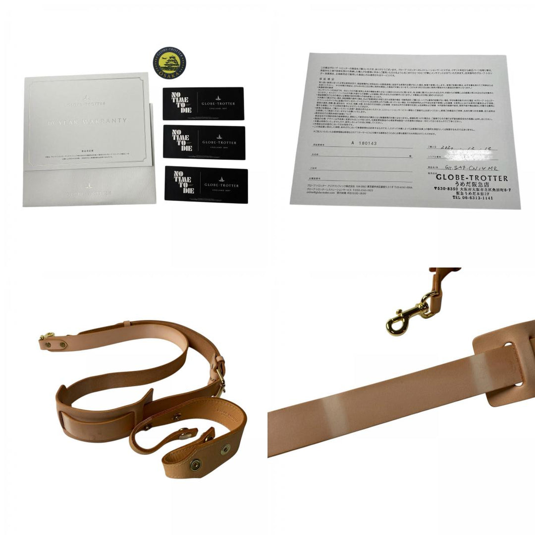 美品 定価26万 グローブ トロッター GLOBE-TROTTER メンズ サファリ スモール アタッシェケース