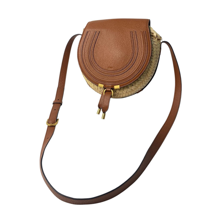 クロエ Chloe レディース マーシー ラフィア ショルダーバッグ カゴバッグ CHC220S735G5825M 斜めがけ クロスボディ