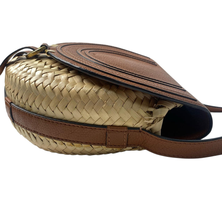 クロエ Chloe レディース マーシー ラフィア ショルダーバッグ カゴバッグ CHC220S735G5825M 斜めがけ クロスボディ