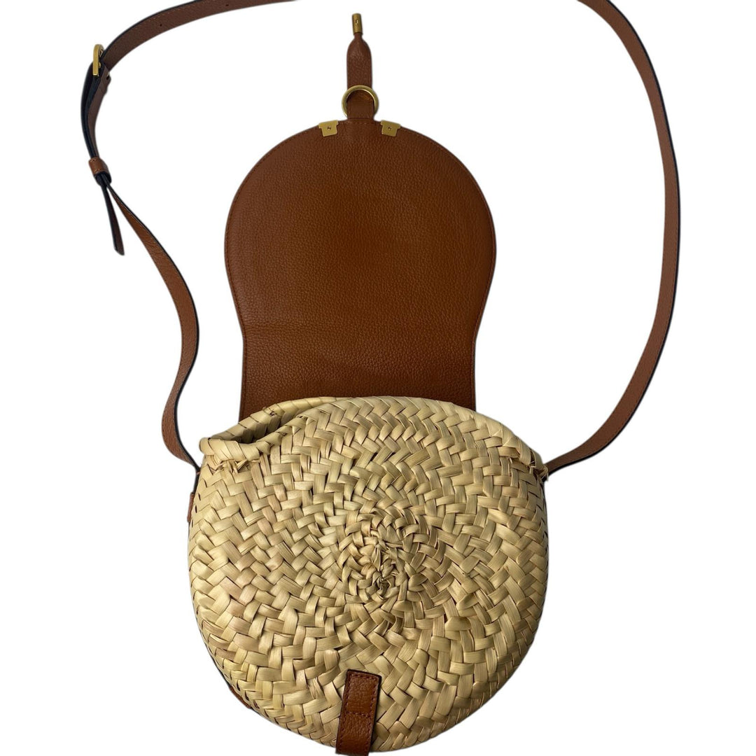 クロエ Chloe レディース マーシー ラフィア ショルダーバッグ カゴバッグ CHC220S735G5825M 斜めがけ クロスボディ