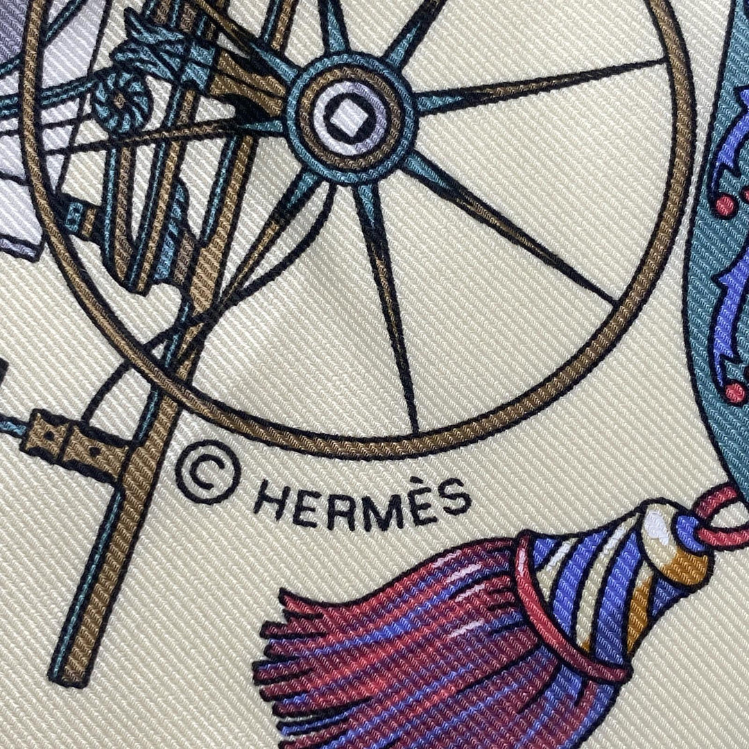 エルメス HERMES レディース スカーフ 馬車の変遷 カレ 70 シルク