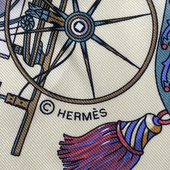 エルメス HERMES レディース スカーフ 馬車の変遷 カレ 70 シルク