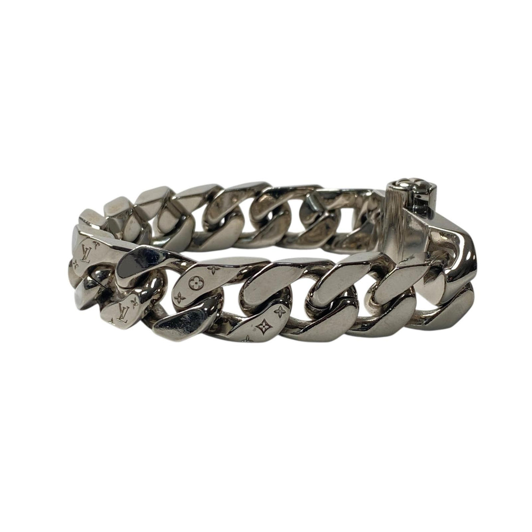ルイ ヴィトン LOUIS VUITTON メンズ ブラスレメタル LVチェーンリンクス ブレスレット M シルバー LE0220 M68273