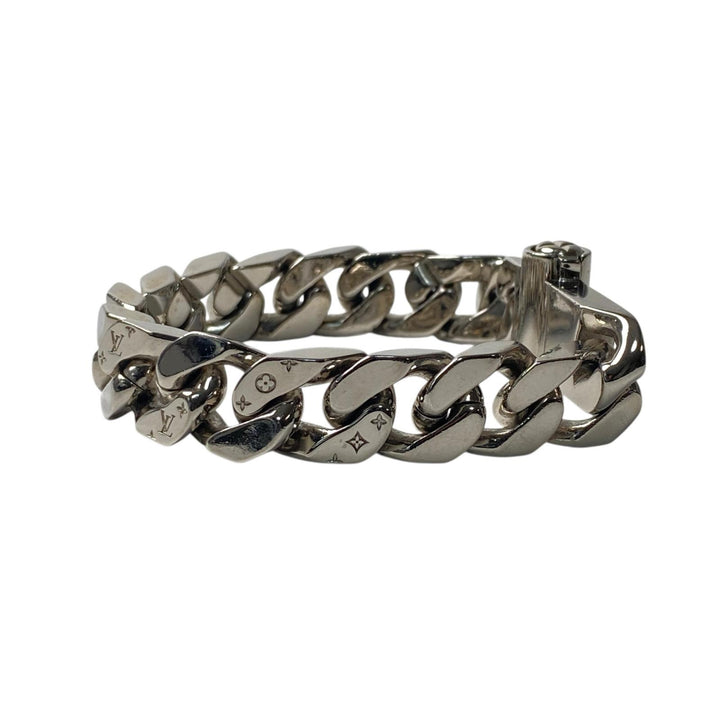 ルイ ヴィトン LOUIS VUITTON メンズ ブラスレメタル LVチェーンリンクス ブレスレット M シルバー LE0220 M68273