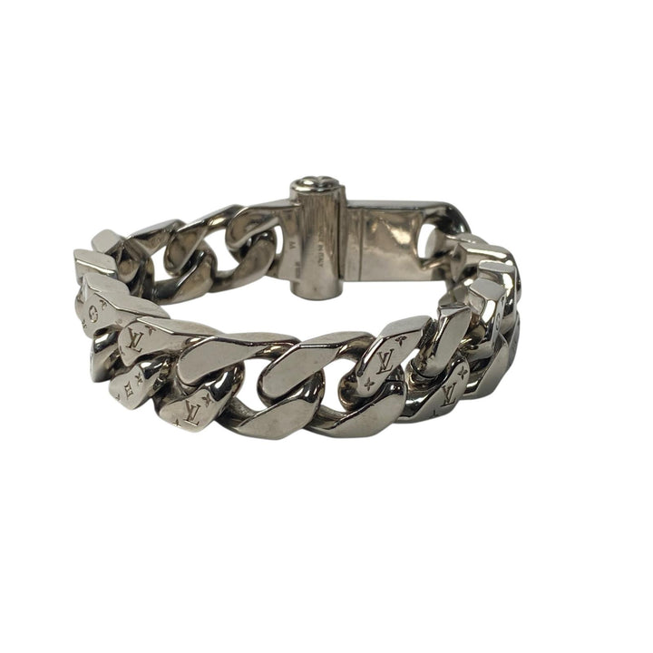 ルイ ヴィトン LOUIS VUITTON メンズ ブラスレメタル LVチェーンリンクス ブレスレット M シルバー LE0220 M68273