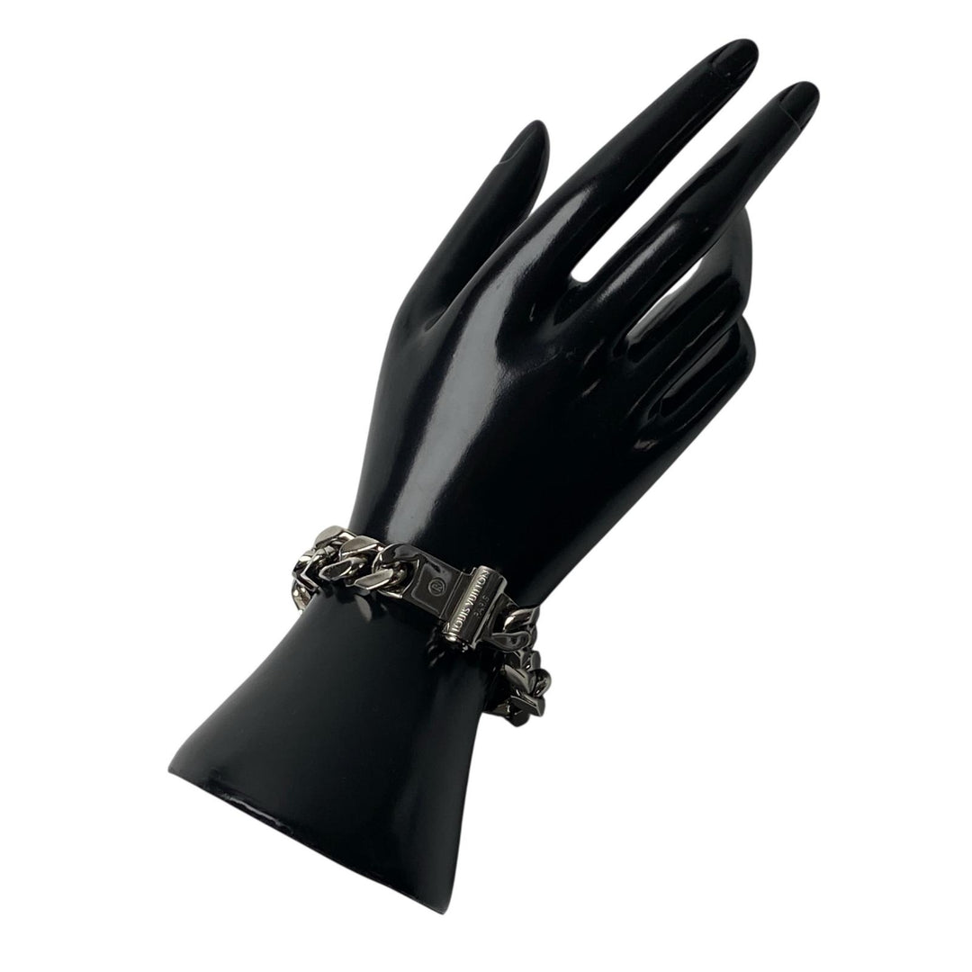 ルイ ヴィトン LOUIS VUITTON メンズ ブラスレメタル LVチェーンリンクス ブレスレット M シルバー LE0220 M68273