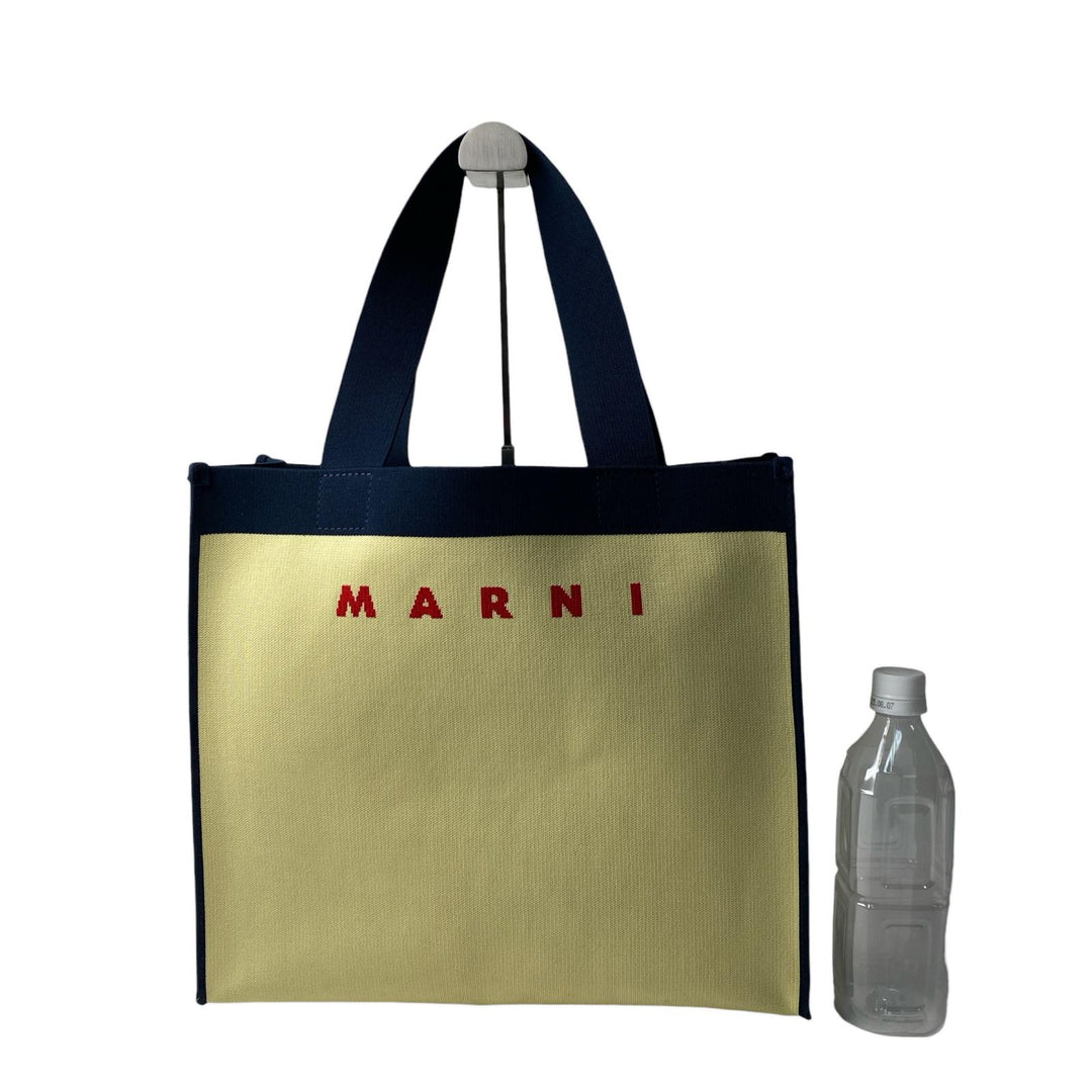 美品 マルニ MARNI レディース ジャガード トートバッグ SHMQ0045A0