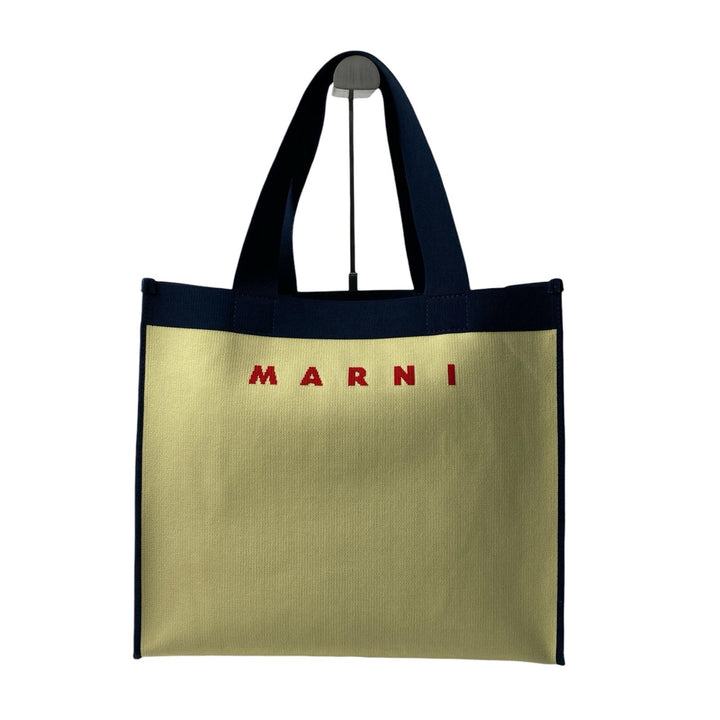 美品 マルニ MARNI レディース ジャガード トートバッグ SHMQ0045A0