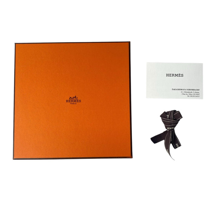 美品 エルメス HERMES レディース カレ55 馬着 京都マーブル フラワー シルク