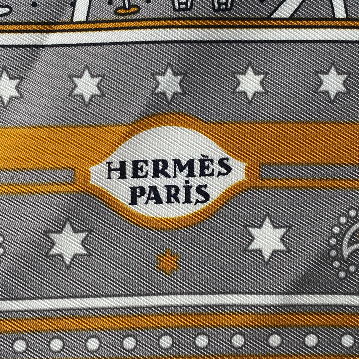 美品 エルメス HERMES レディース スカーフ カレ55 新 パリの恋人たち
