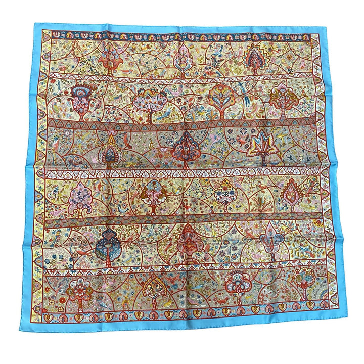 美品 エルメス HERMES レディース カレ90 花咲く島たちの国で