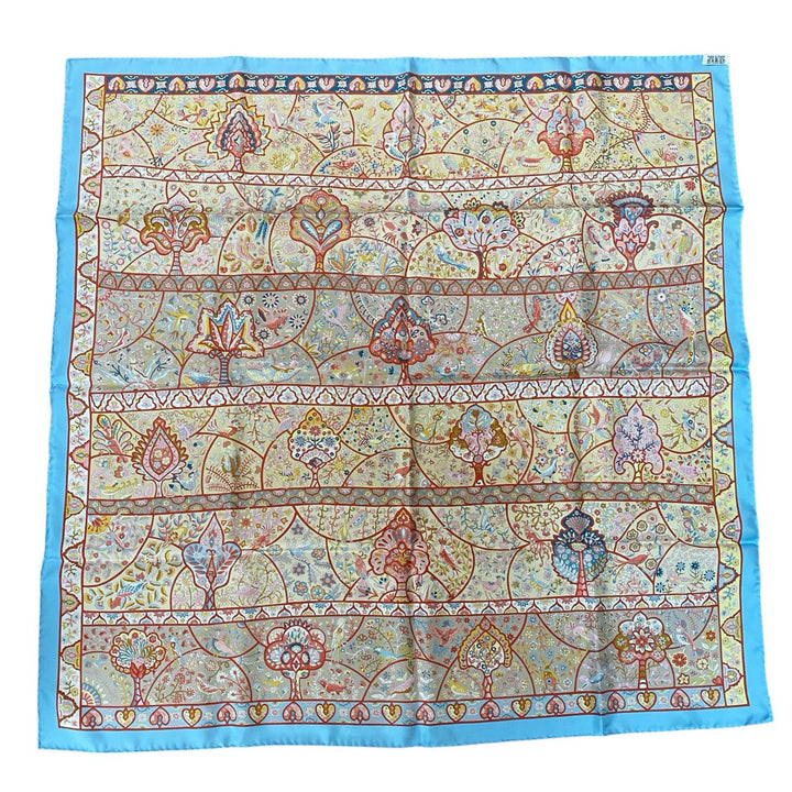 美品 エルメス HERMES レディース カレ90 花咲く島たちの国で