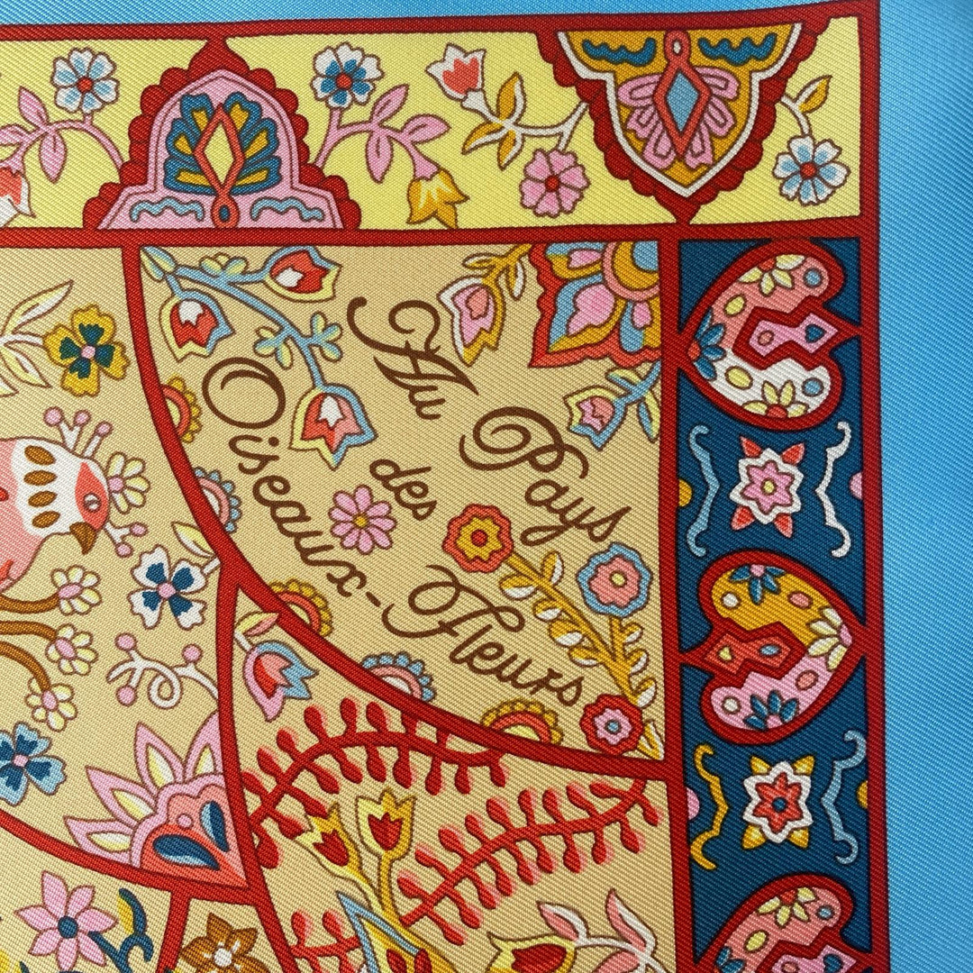 美品 エルメス HERMES レディース カレ90 花咲く島たちの国で