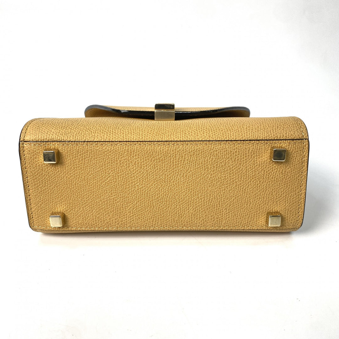 定価53万 未使用 ヴァレクストラ Valextra レディース マイクロ イジィデ N 532246 V5E23 028 ハンドバッグ ショルダーバッグ 斜めがけ クロスボディ