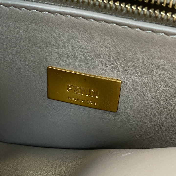 美品 フェンディ FENDI 8BN302 エッセンシャリー ピーカブー 2way ショルダーバッグ ハンドバッグ 斜めがけ クロスボディ レディース