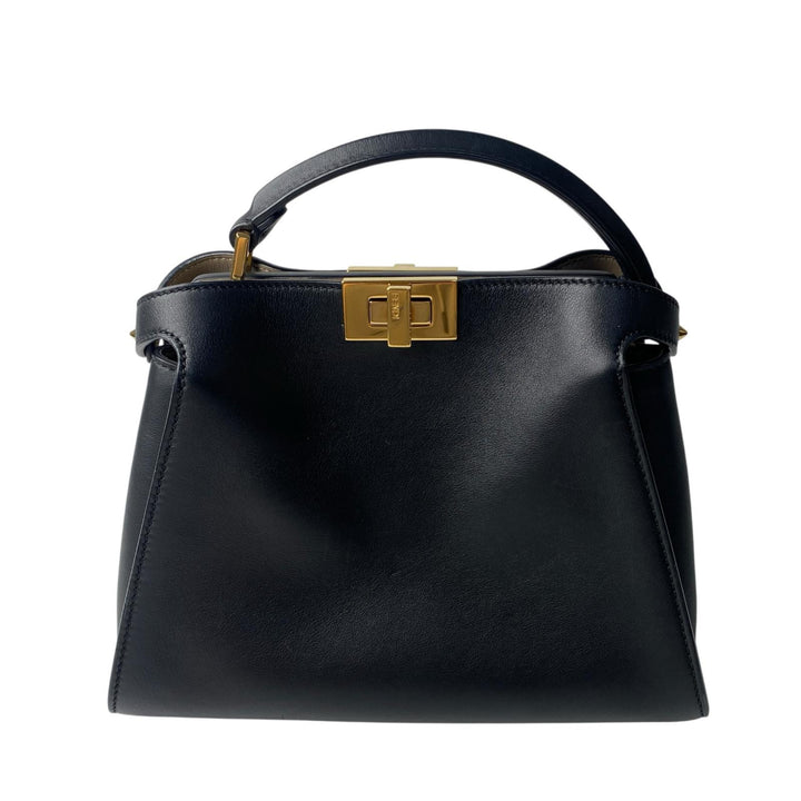 美品 フェンディ FENDI 8BN302 エッセンシャリー ピーカブー 2way ショルダーバッグ ハンドバッグ 斜めがけ クロスボディ レディース