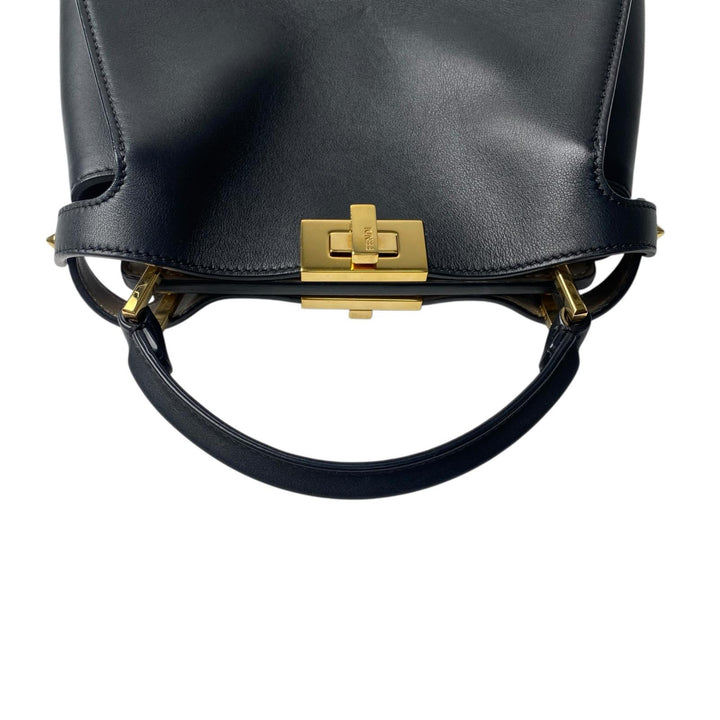 美品 フェンディ FENDI 8BN302 エッセンシャリー ピーカブー 2way ショルダーバッグ ハンドバッグ 斜めがけ クロスボディ レディース