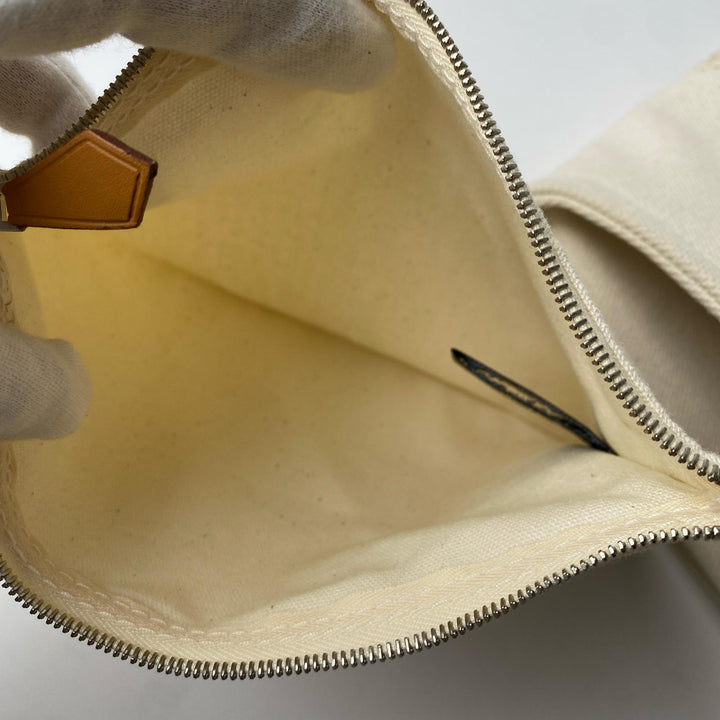 エルメス HERMES カンヌ MM キャンバス トートバッグ ポーチ付き レディース