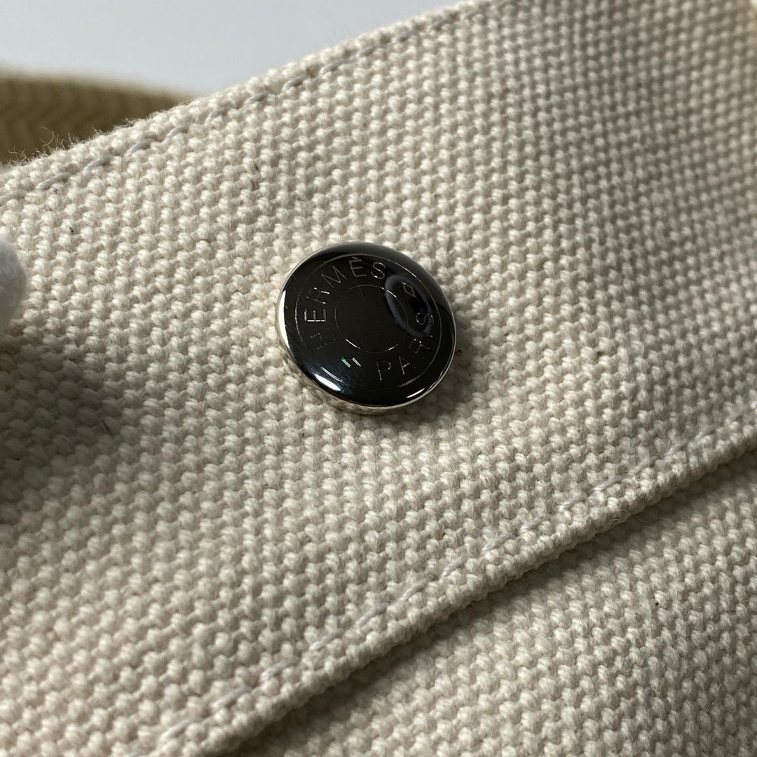 エルメス HERMES カンヌ MM キャンバス トートバッグ ポーチ付き レディース