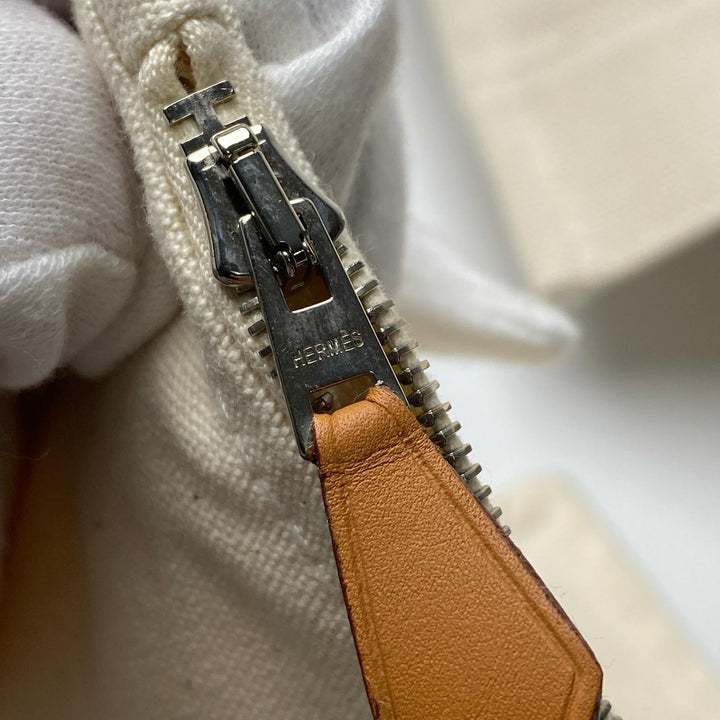 エルメス HERMES カンヌ MM キャンバス トートバッグ ポーチ付き レディース