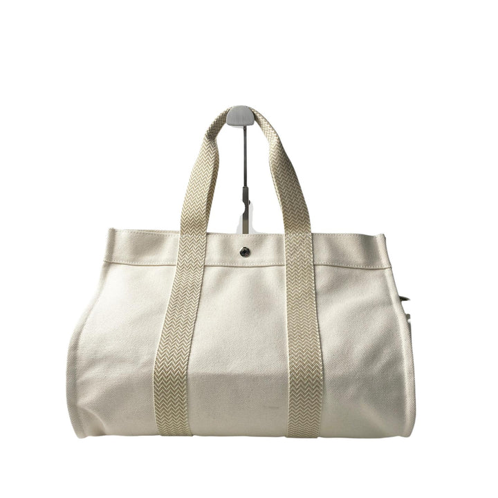 エルメス HERMES カンヌ MM キャンバス トートバッグ ポーチ付き レディース