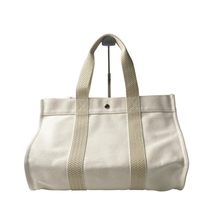 エルメス HERMES カンヌ MM キャンバス トートバッグ ポーチ付き レディース