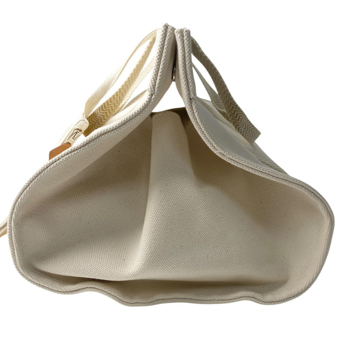 エルメス HERMES カンヌ MM キャンバス トートバッグ ポーチ付き レディース