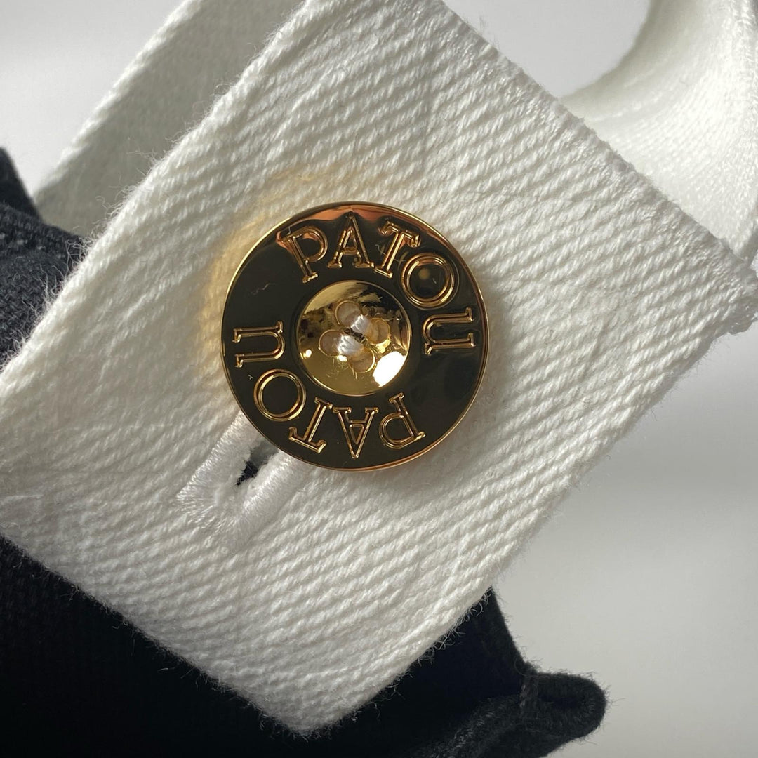 未使用 パトゥ PATOU キャンバス ショルダーバッグ ハンドバッグ 2way レディース