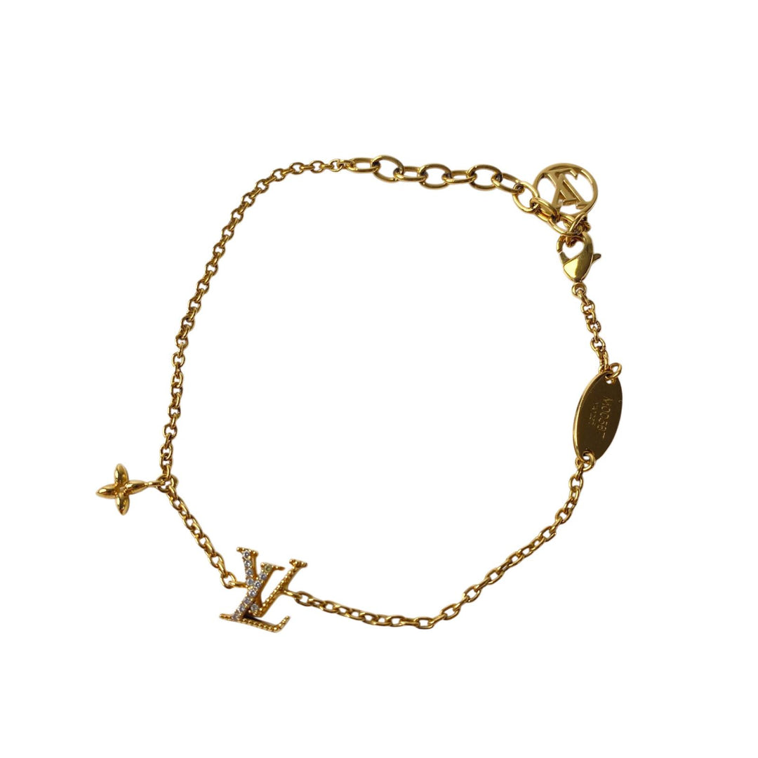 ルイ ヴィトン LOUIS VUITTON LVロゴ ブレスレット M00587 VA1252 レディース