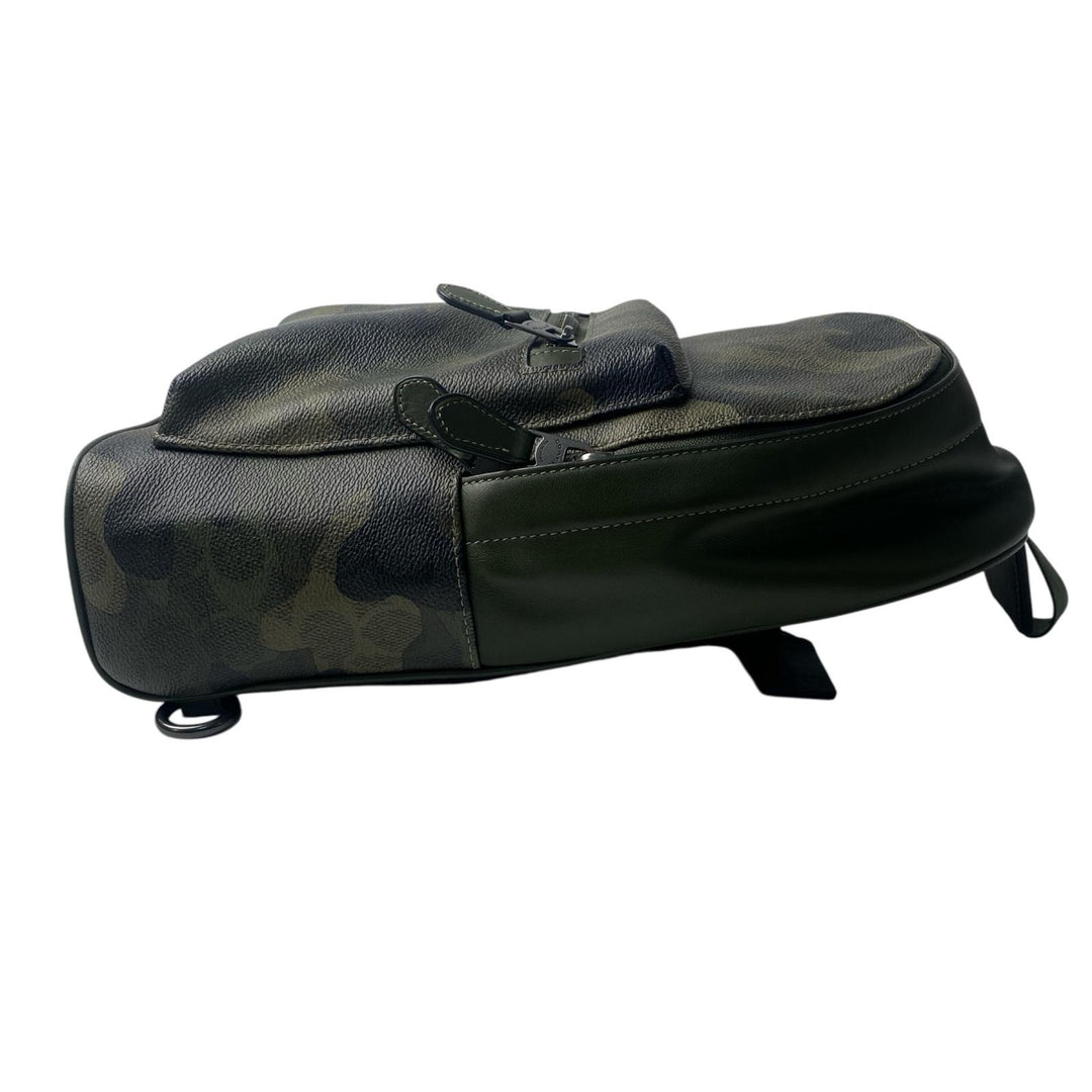 美品 コーチ coach 迷彩 カモフラ ボディバッグ 斜めがけ クロスボディ メンズ