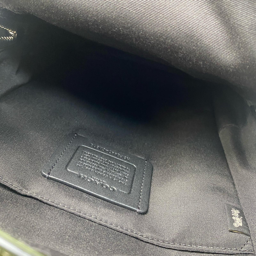 美品 コーチ coach 迷彩 カモフラ ボディバッグ 斜めがけ クロスボディ メンズ