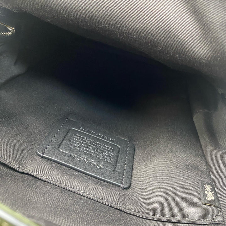 美品 コーチ coach 迷彩 カモフラ ボディバッグ 斜めがけ クロスボディ メンズ