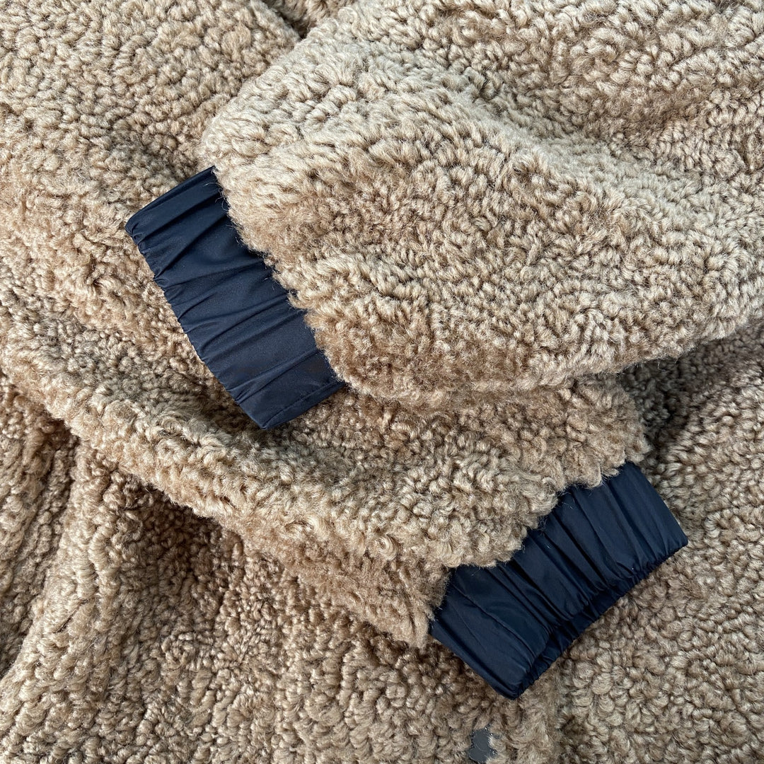 美品 モンクレール MONCLER レディース Bernache リバーシブル ダウン コート #1 160A/84A