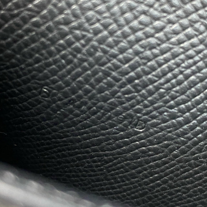 美品 エルメス HERMES ケリーウォレット ミディアム 黒 エプソン GD金具 D刻印 レディース