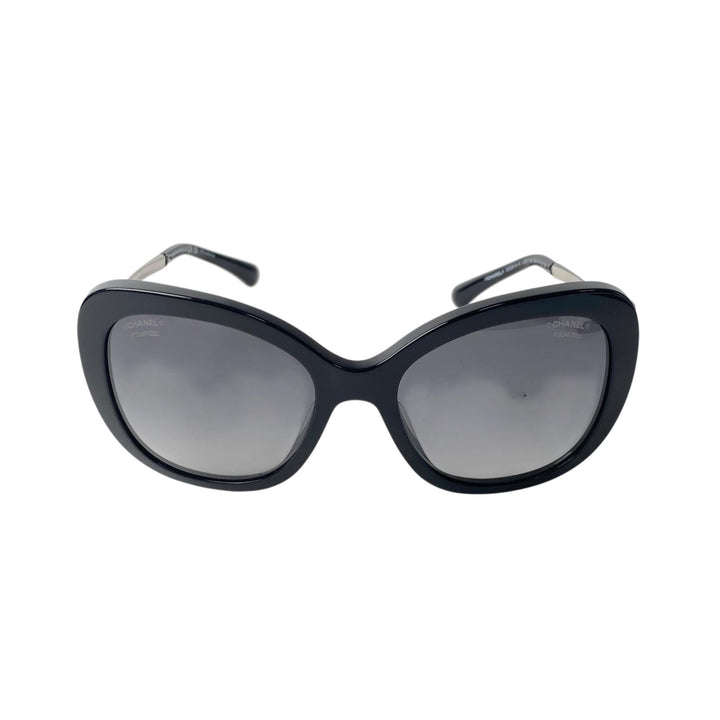 美品 シャネル CHANEL ココマーク サングラス フェイクパール 5339-H-A レディース