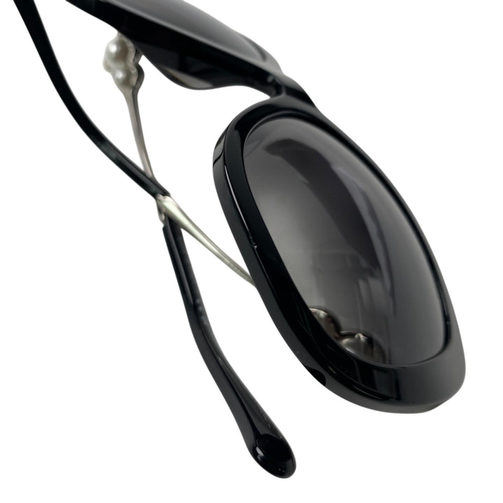 美品 シャネル CHANEL ココマーク サングラス フェイクパール 5339-H-A レディース