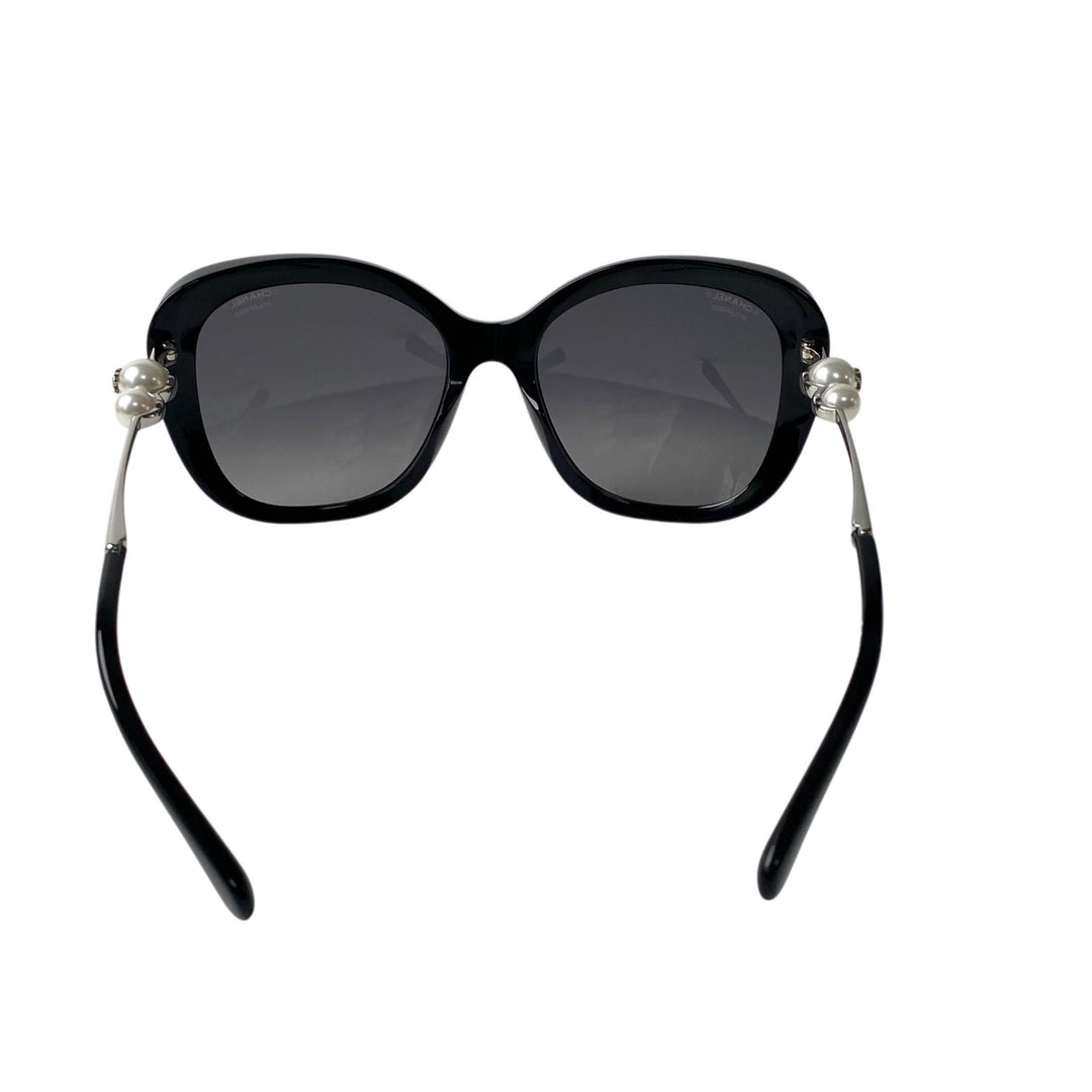 美品 シャネル CHANEL ココマーク サングラス フェイクパール 5339-H-A レディース