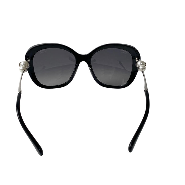 美品 シャネル CHANEL ココマーク サングラス フェイクパール 5339-H-A レディース