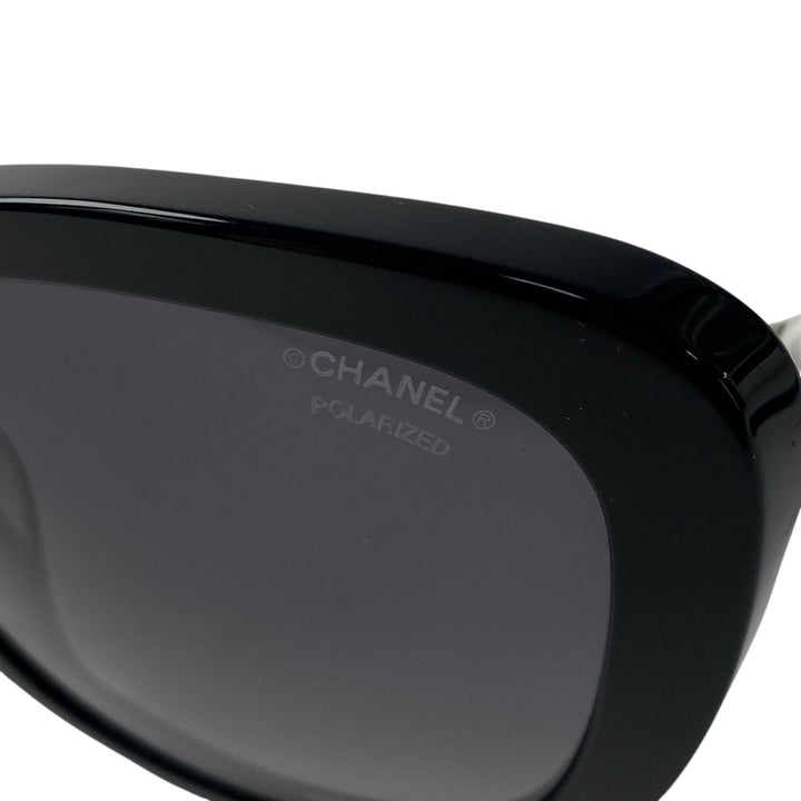 美品 シャネル CHANEL ココマーク サングラス フェイクパール 5339-H-A レディース