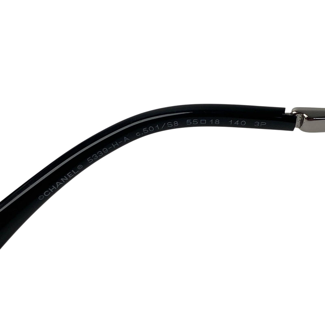 美品 シャネル CHANEL ココマーク サングラス フェイクパール 5339-H-A レディース