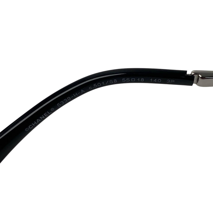 美品 シャネル CHANEL ココマーク サングラス フェイクパール 5339-H-A レディース