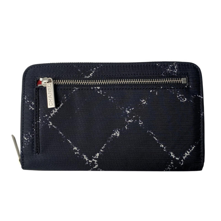 新品同様 シャネル CHANEL トラベルライン ラウンドファスナー ウォレット 5番 レディース