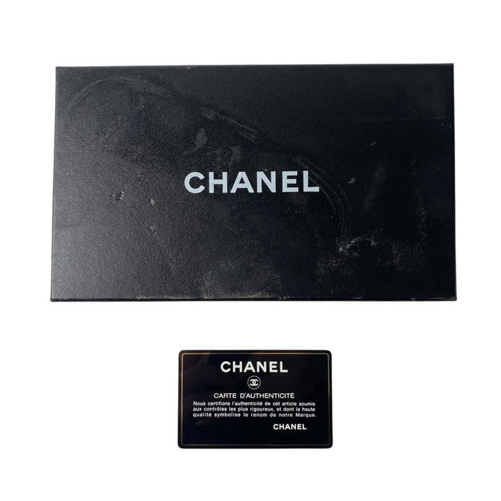 新品同様 シャネル CHANEL トラベルライン ラウンドファスナー ウォレット 5番 レディース
