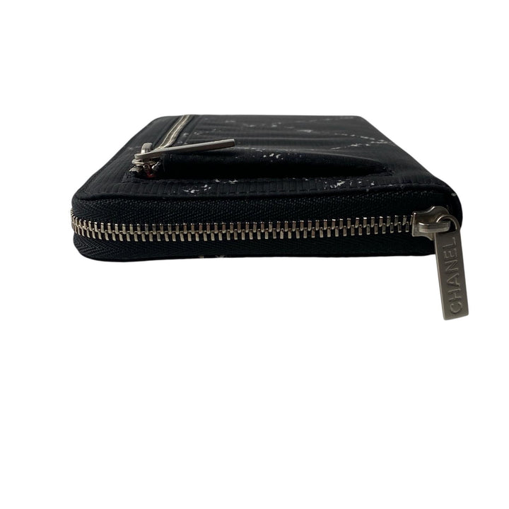 新品同様 シャネル CHANEL トラベルライン ラウンドファスナー ウォレット 5番 レディース