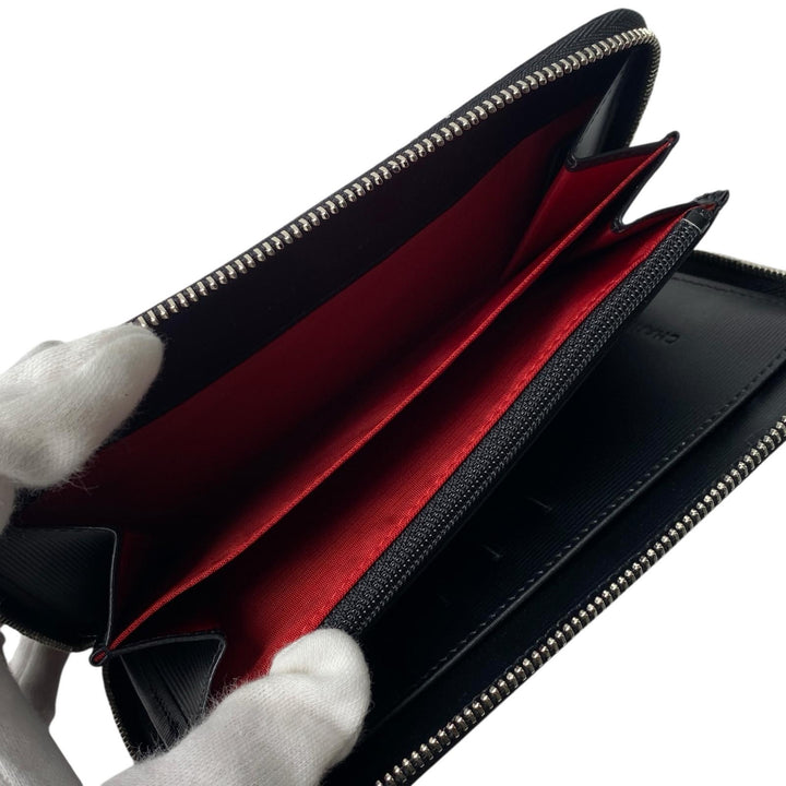 新品同様 シャネル CHANEL トラベルライン ラウンドファスナー ウォレット 5番 レディース